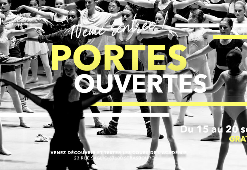 Portes ouvertes, cours de danse à Strasbourg